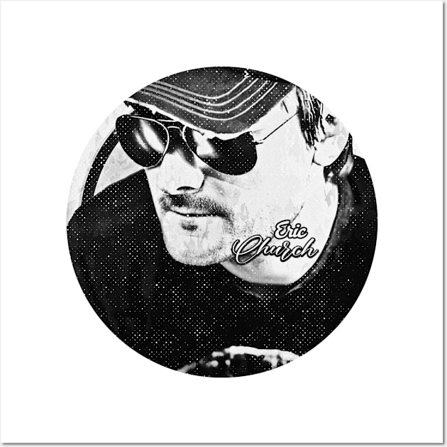 ericchurch RETRO Wall Art by katroxdesignshopart444